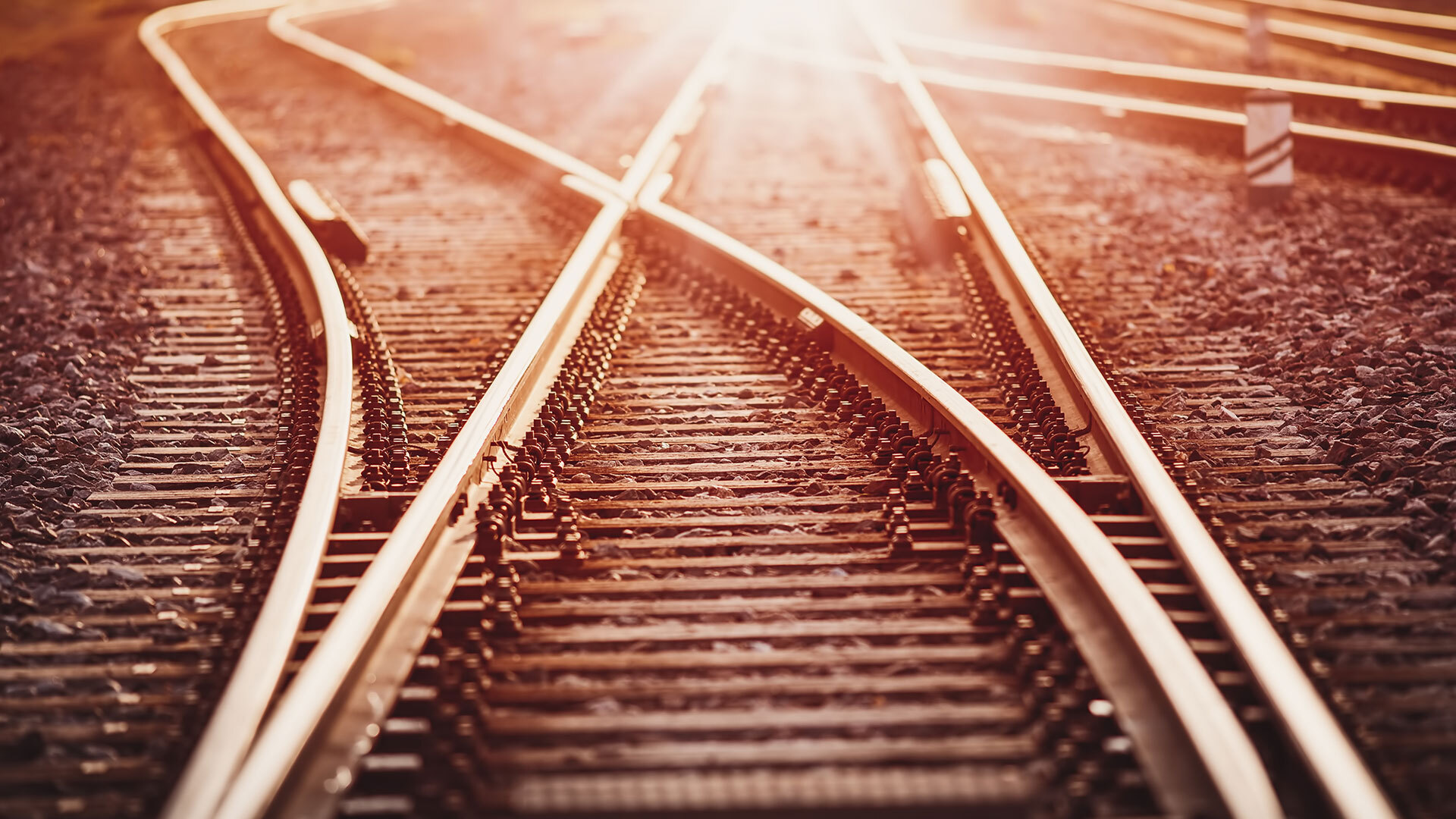 Rail line deviation