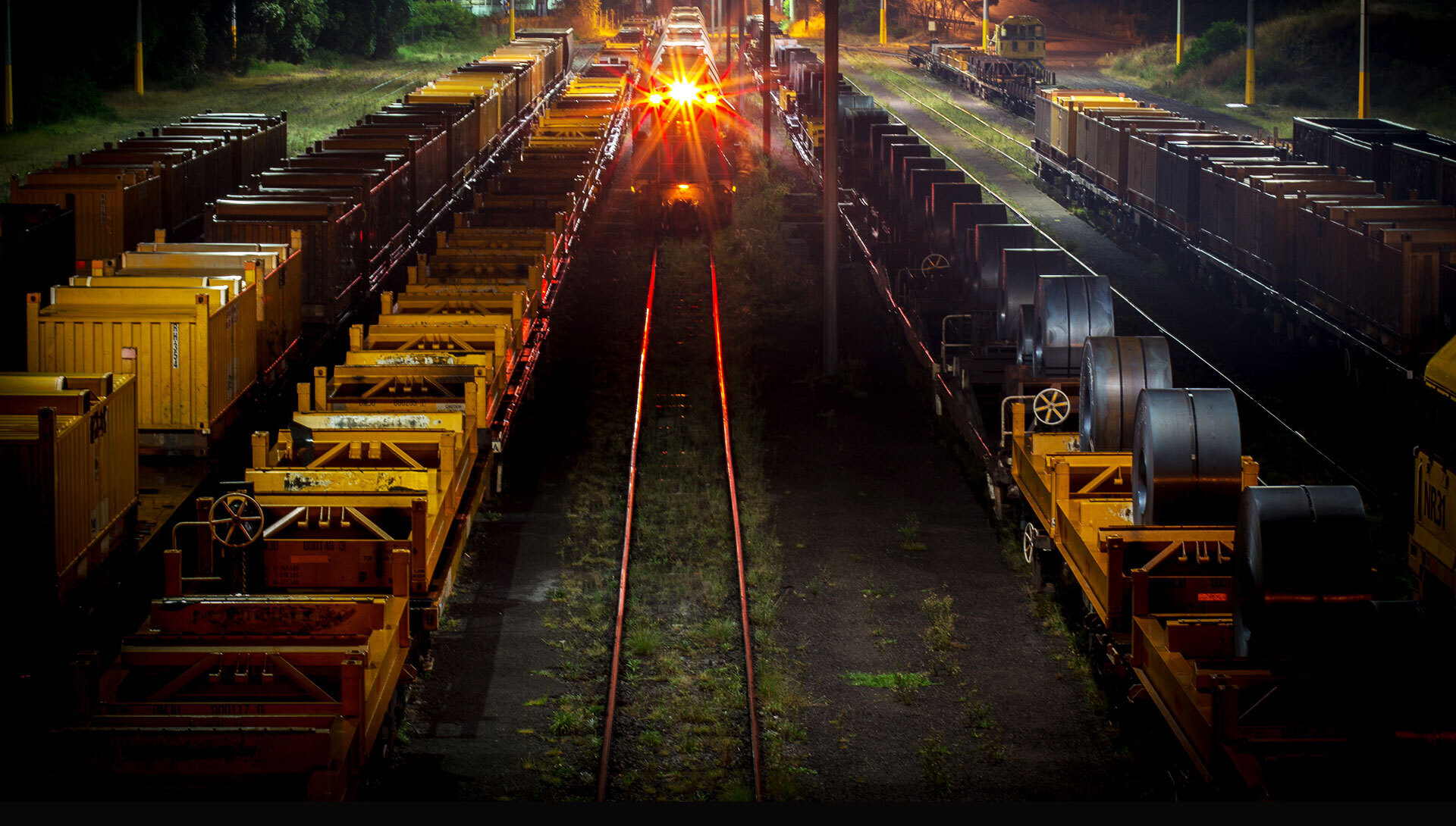 Safety message rolling stock